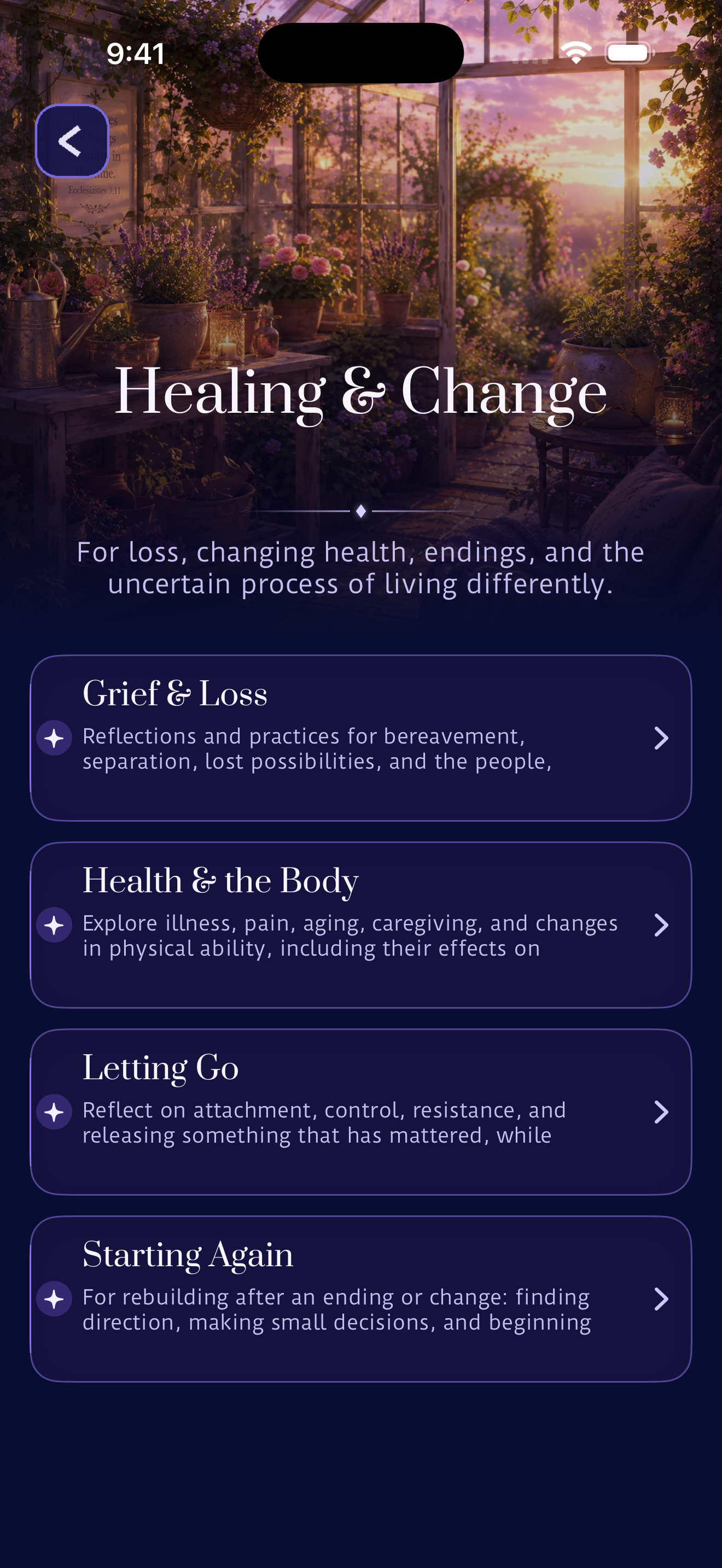 Healing & Change