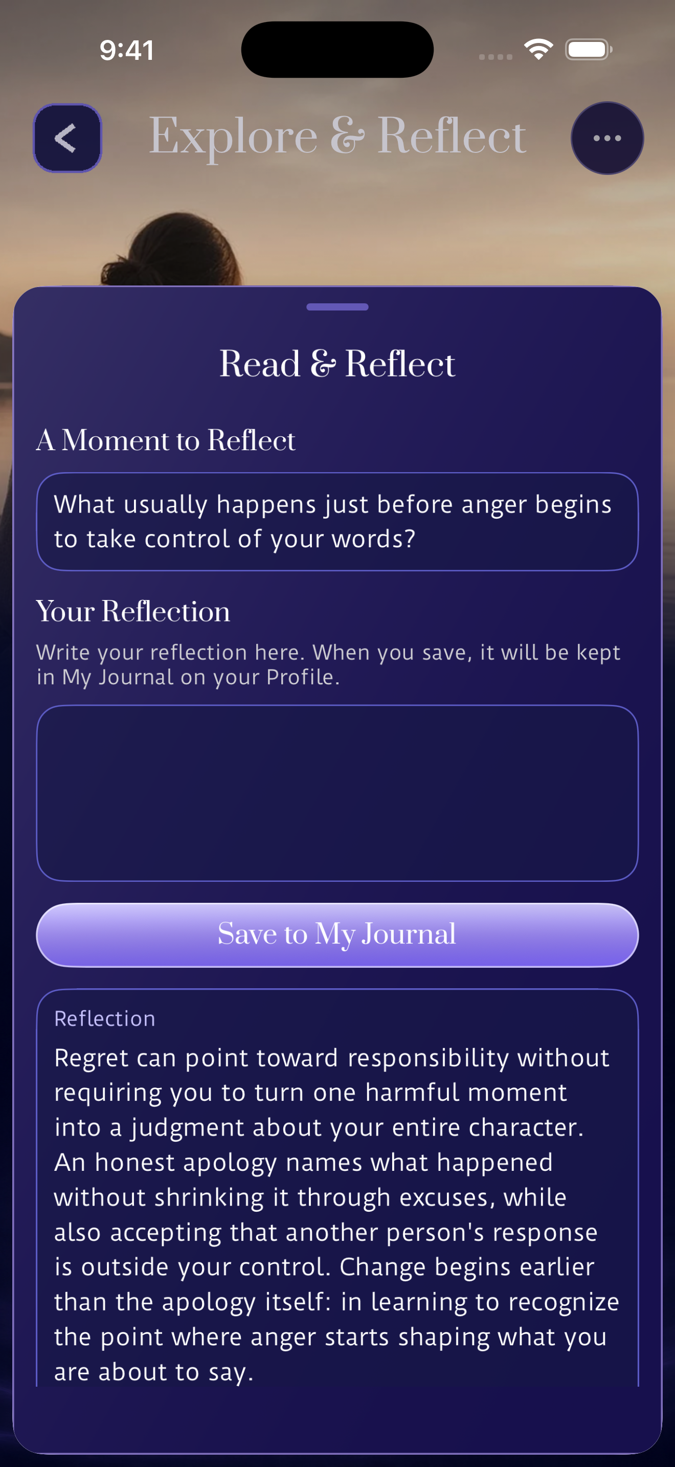 Journal Reflect