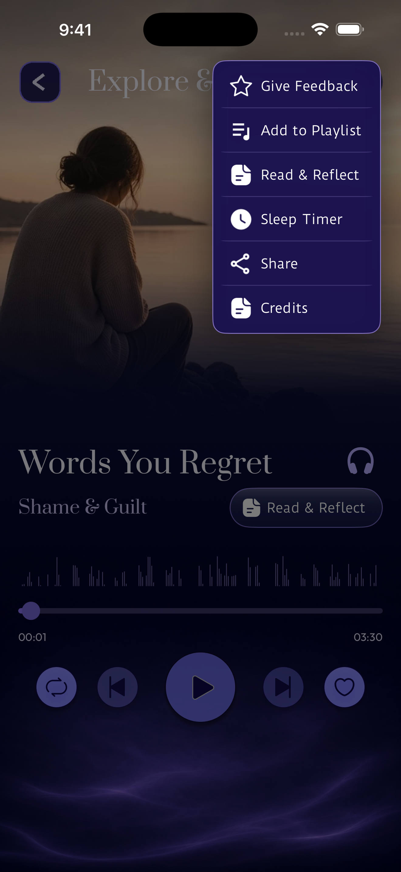 Player More Menu